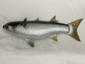 Подставная рыбка Лобань 40см, основа - пластик