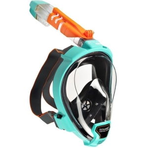 Полнолицевая маска для сноркелинга Ocean Reef Aria QR+ Бирюзовая