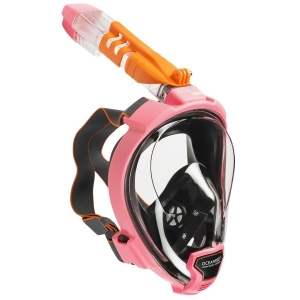 Полнолицевая маска для сноркелинга Ocean Reef Aria QR+розовая