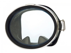 Маска классическая для плавания MS-127, круглое стекло, черный силикон ProBlue (Код: 00000025022)